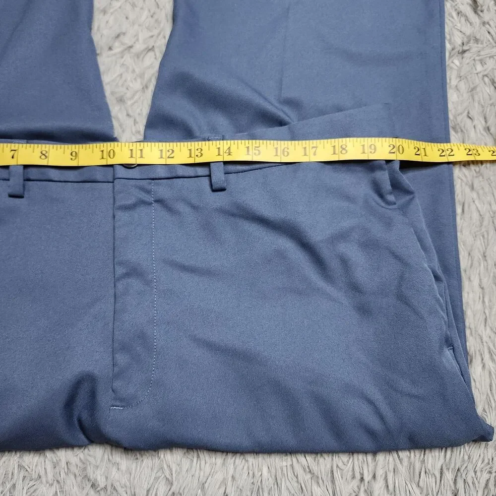 Haggar‎ Golf Pants Mens 40x30 Cool 18 Pro Classic Fit Dress Workwear Polyester